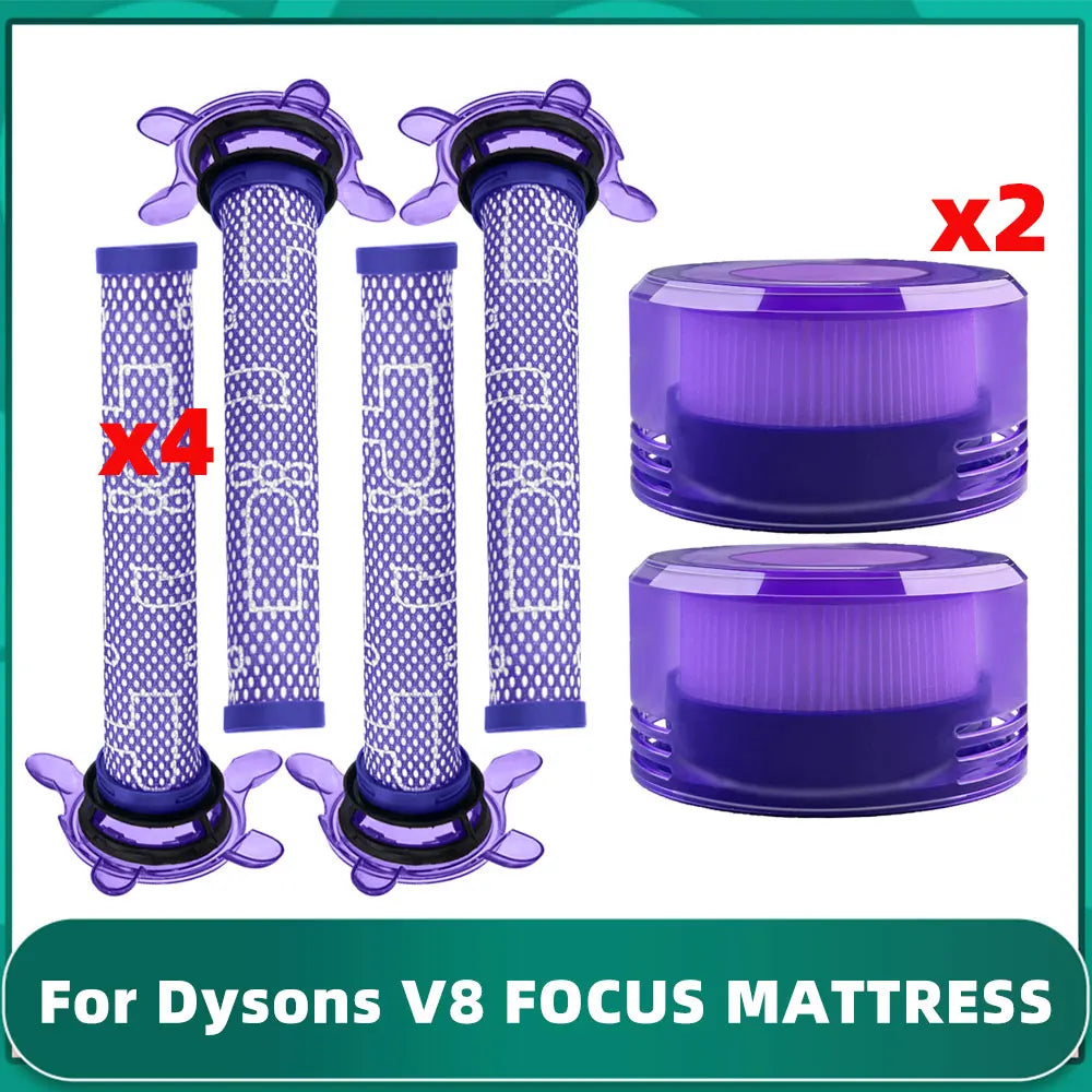 For Dysons V8 FOCUS MATTRESS Vacuum Cleaner Pre Post Filter Replacement Spare Parts Accessories Kits - Chic Cart