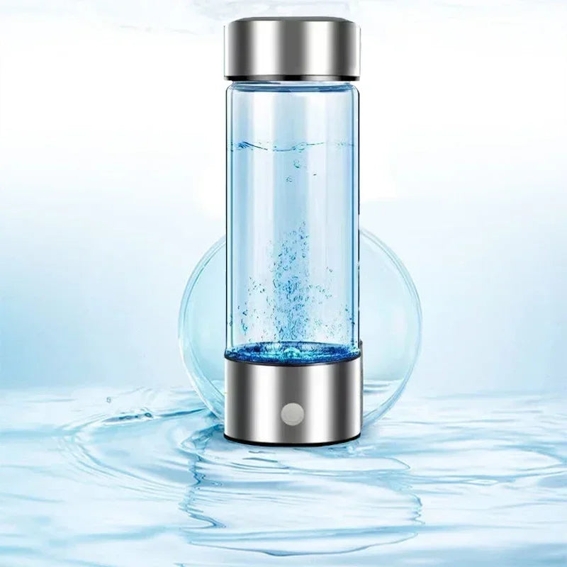 Rich Hydrogen Oxygen Water Cup H2 Inhalation Device Water Bottle SPE PEM Dual Chamber Maker Lonizer Healthcare Water Cup - Chic Cart