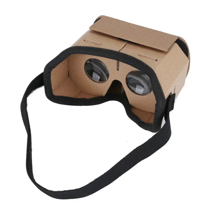 DIY Portable Virtual Reality Glasses for Google Cardboard 3D Glasses 25mm lens VR glasses For SmartPhones For Iphone X 7 8 VR - Chic Cart