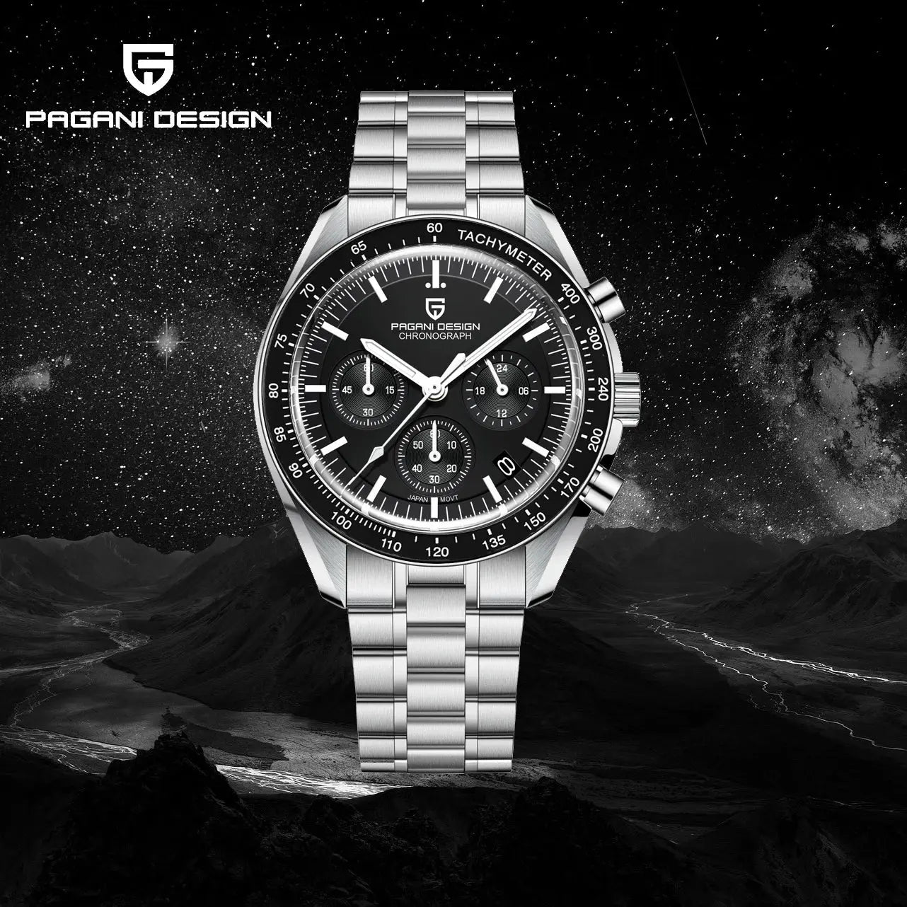 PAGANI DESIGN 2023 NEW Watches For Men Chronograph Sapphire Luminous	 high-end luxury Quartz Wristwatch Waterproof Reloj Hombre - Chic Cart 