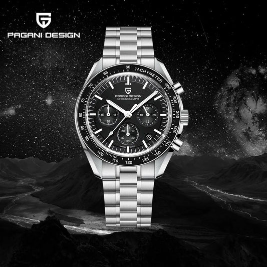 PAGANI DESIGN 2023 NEW Watches For Men Chronograph Sapphire Luminous	 high-end luxury Quartz Wristwatch Waterproof Reloj Hombre - Chic Cart 