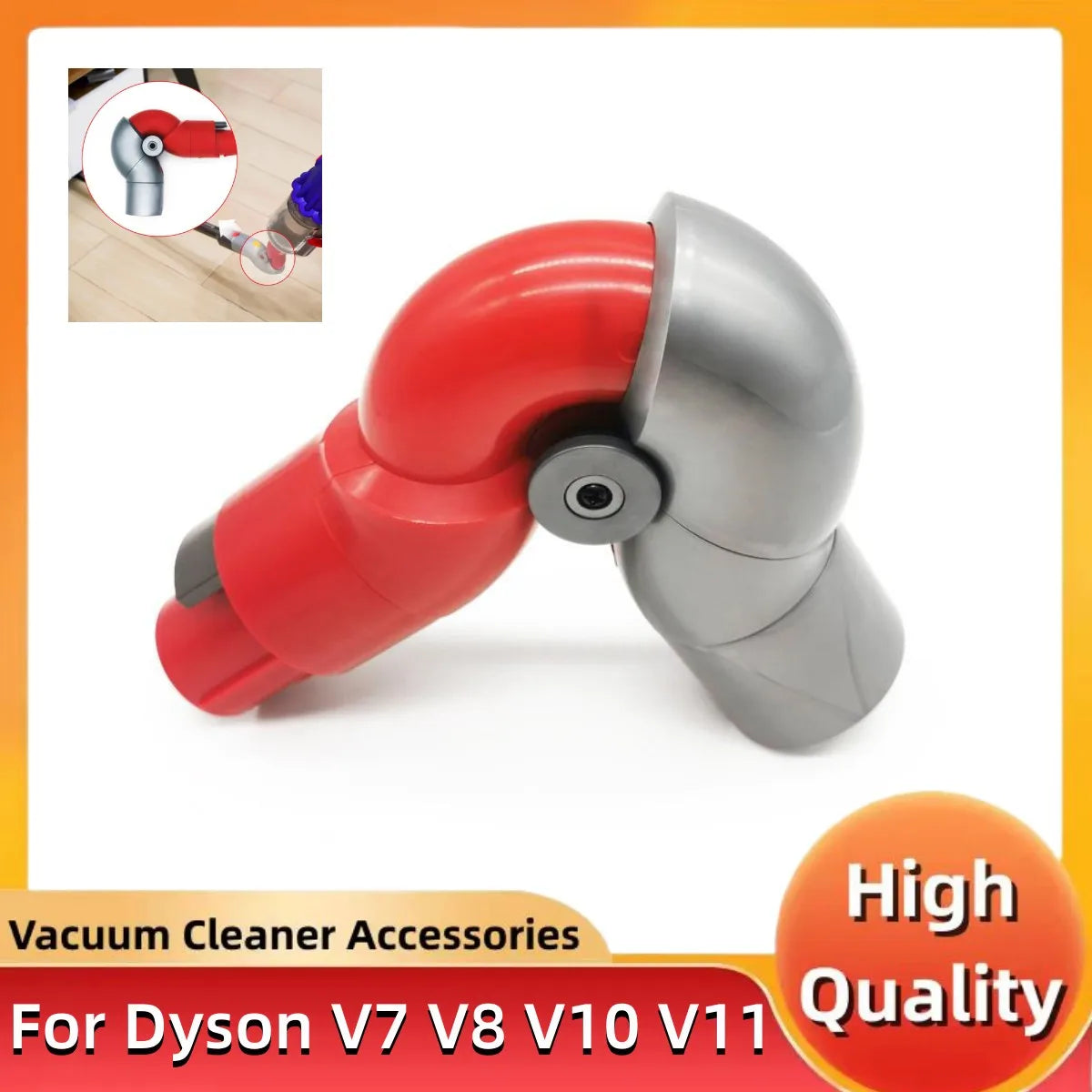 Vacuum Cleaner Parts Adapters For Dysons Vacuum V7 V8 V10 V11 Quick Release Adaptor Tool Bottom Adapter 967762-01 Cleaning Tools - Chic Cart