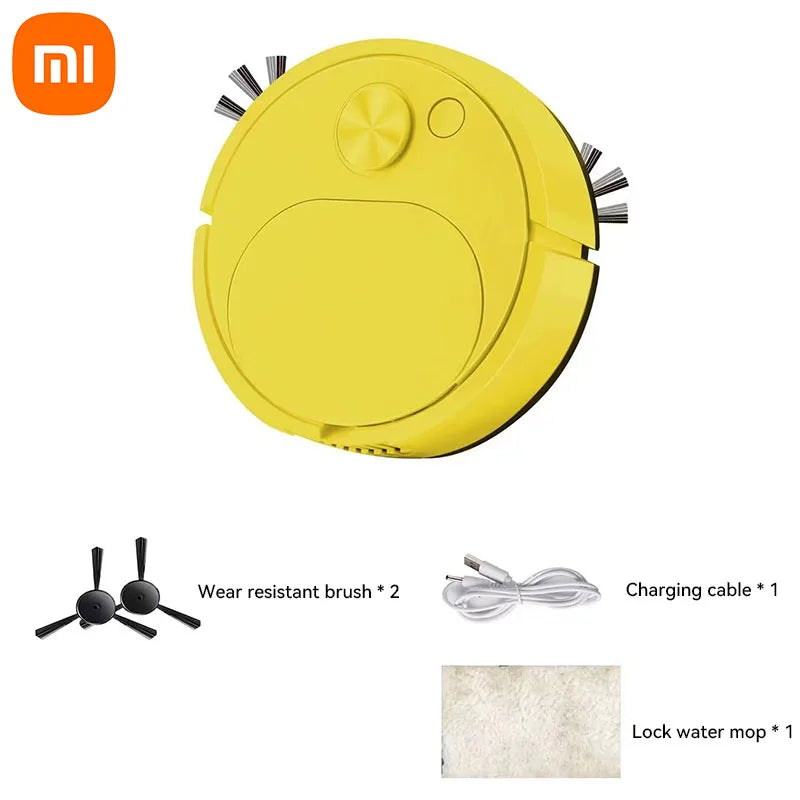 Xiaomi 3 In 1 Smart Sweeping Robot  Vacuum Cleaner USB Rechargeable Wireless 1500pa Dragging Cleaning Sweeper For Office Home - Chic Cart