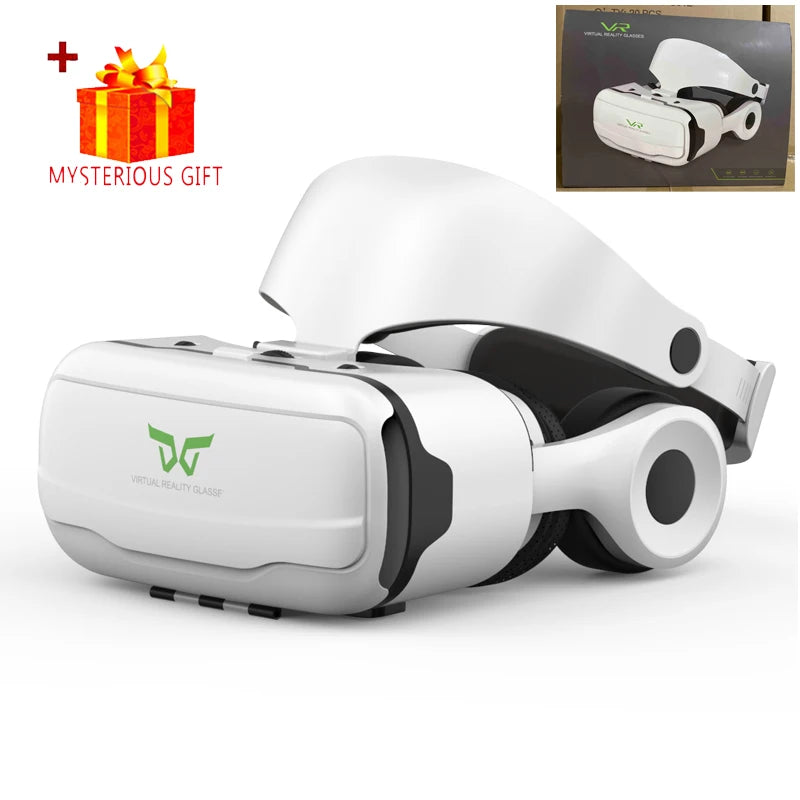 Shinecon VR Glasses Headset 3D Virtual Reality Device Helmet Viar Goggle Lenses For Smartphone Smart Cell Phone Realidade Viewer - Chic Cart