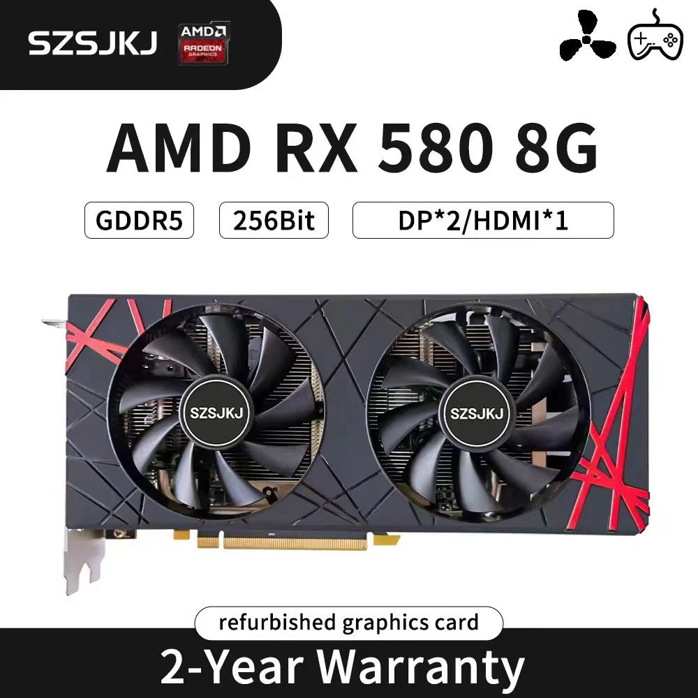 Video Card AMD Radeon RX 580 8GB GDDR5 256bit GPU Computer Game Graphics Card For Series Cards RX580 DisplayPort placa de video Chic Cart Online Shopping Affordable Prices Gaming Monitors Australia Graphic Cards for Sale Clothing and Shoes OnlineKitchen Accessories StorePet Supplies AustraliaPhone Accessories OnlineElectric ScootersVR Headsets for GamingWatches Online StoreSecure PaymentsInternational ShippingAustralian Online StoreShop Electronics and Fashion