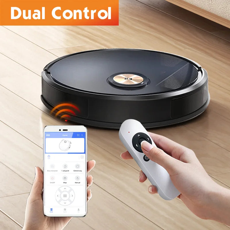 APP/Remote Control High Suction Anti-fall Vacuum Cleaner With Water Tank Wet And Dry USB Charging Intelligent Sweeping Robot - Chic Cart