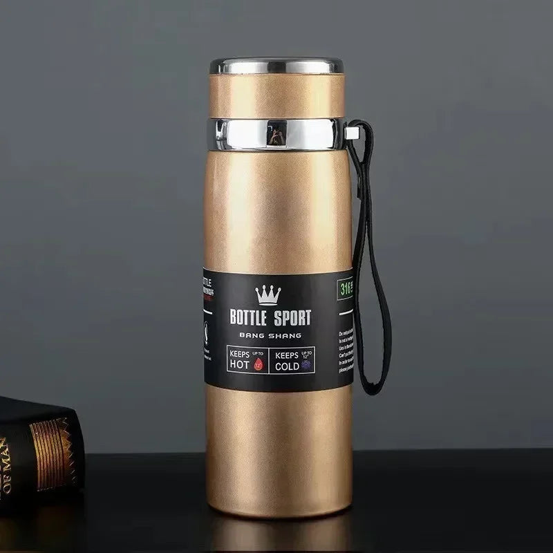 Thermal Water Bottle Keep Cold and Hot Water Bottle Thermos for Coffee Tea Vacuum Flasks Stainless Steel Thermos Bottle gifts - Chic Cart