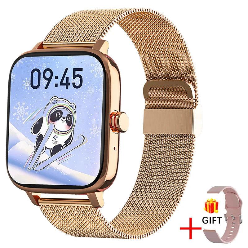 LIGE 2023 Bluetooth Call Smart Watch Men 1.69 Inch Full Touch Sport Fitness Watch Heart Rate Waterproof Men Smartwatch Women+Box - Chic Cart