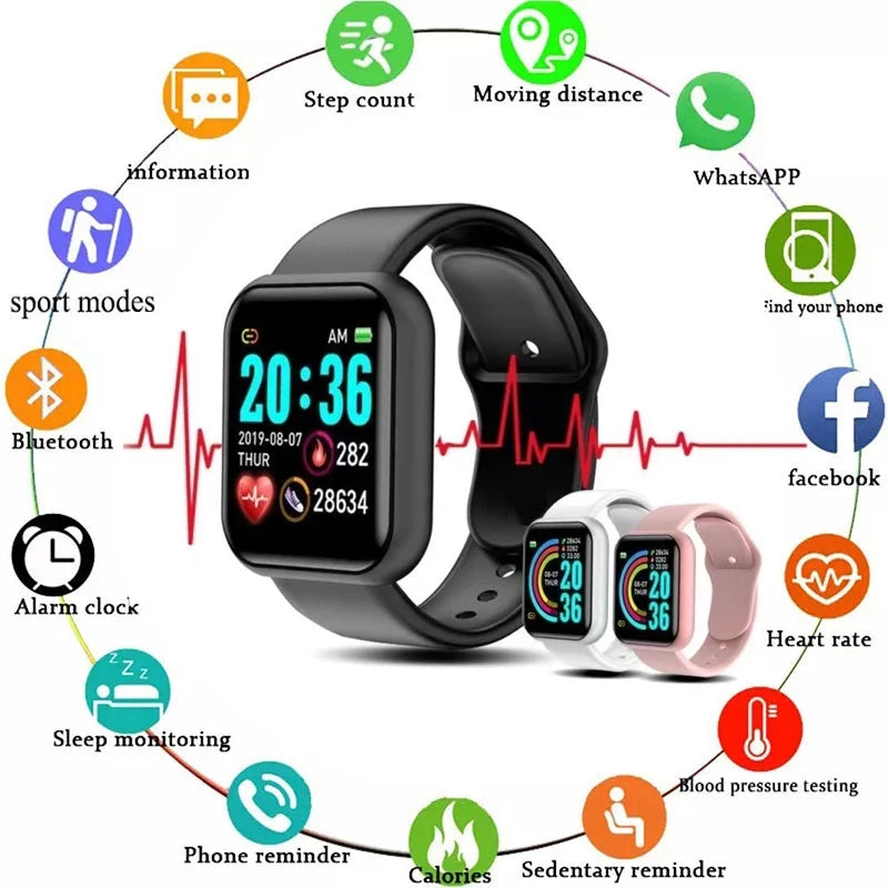 2024 New Smart Watch Men Smart Watch Heart Rate Monitor Blood Pressure Fitness bracelet Gift for IOS and Android Smartphones Y68 Chic Cart Online Shopping Affordable Prices Gaming Monitors Australia Graphic Cards for Sale Clothing and Shoes OnlineKitchen Accessories StorePet Supplies AustraliaPhone Accessories OnlineElectric ScootersVR Headsets for GamingWatches Online StoreSecure PaymentsInternational ShippingAustralian Online StoreShop Electronics and Fashion