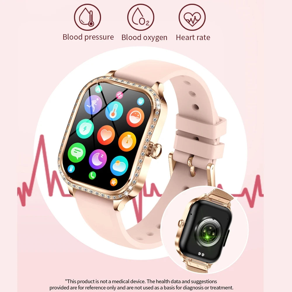 New For HUAWEI FIT3 Smart Watch Women 1.75" HD Display Heart Rate Sport Fitness IP68 Waterproof BT Call Smartwatch For Lady Gift - Chic Cart