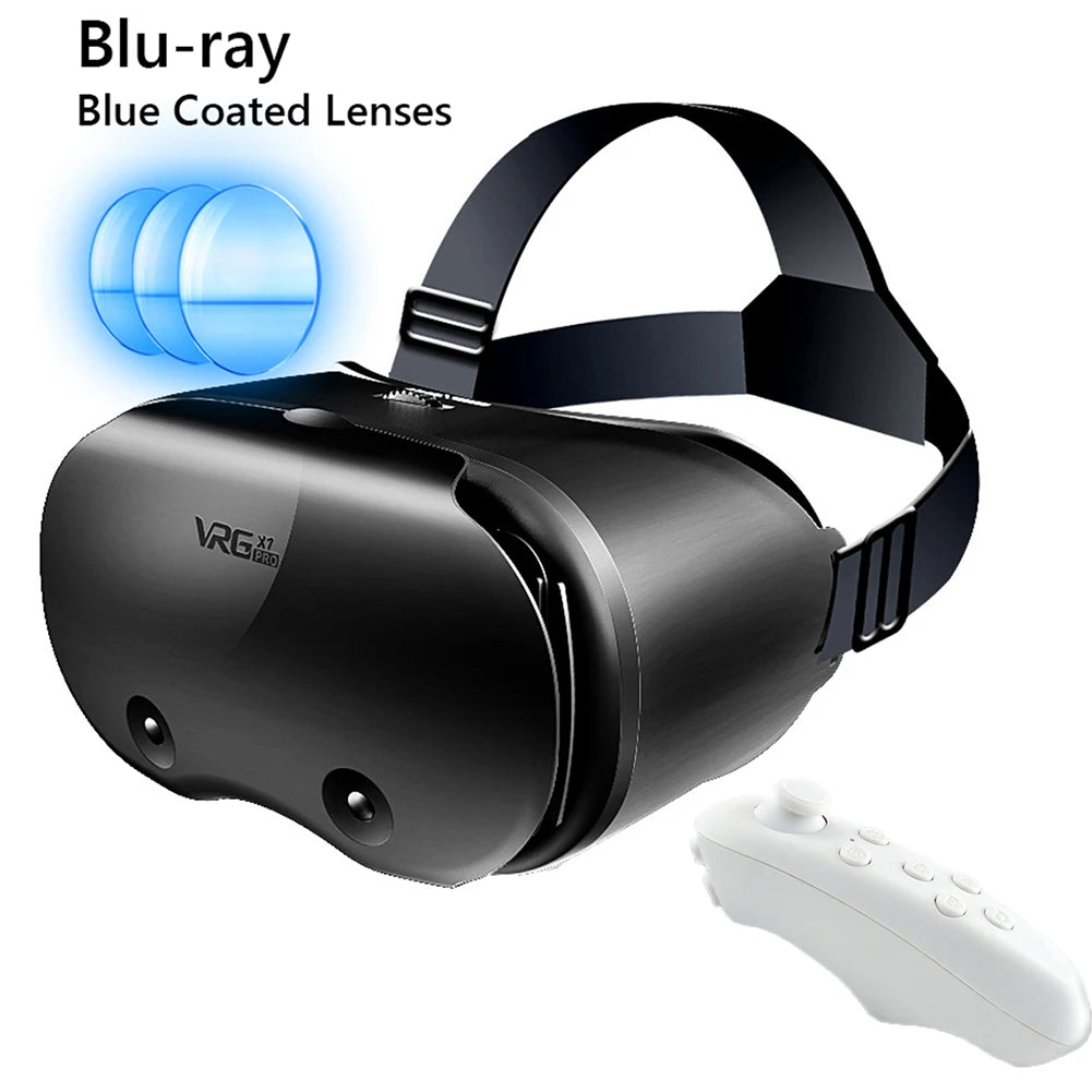 VR Headset Wide-angle Smart Virtual Reality 3D VR Headset for Smart Phone Video Game Binoculars Virtual Reality - Chic Cart