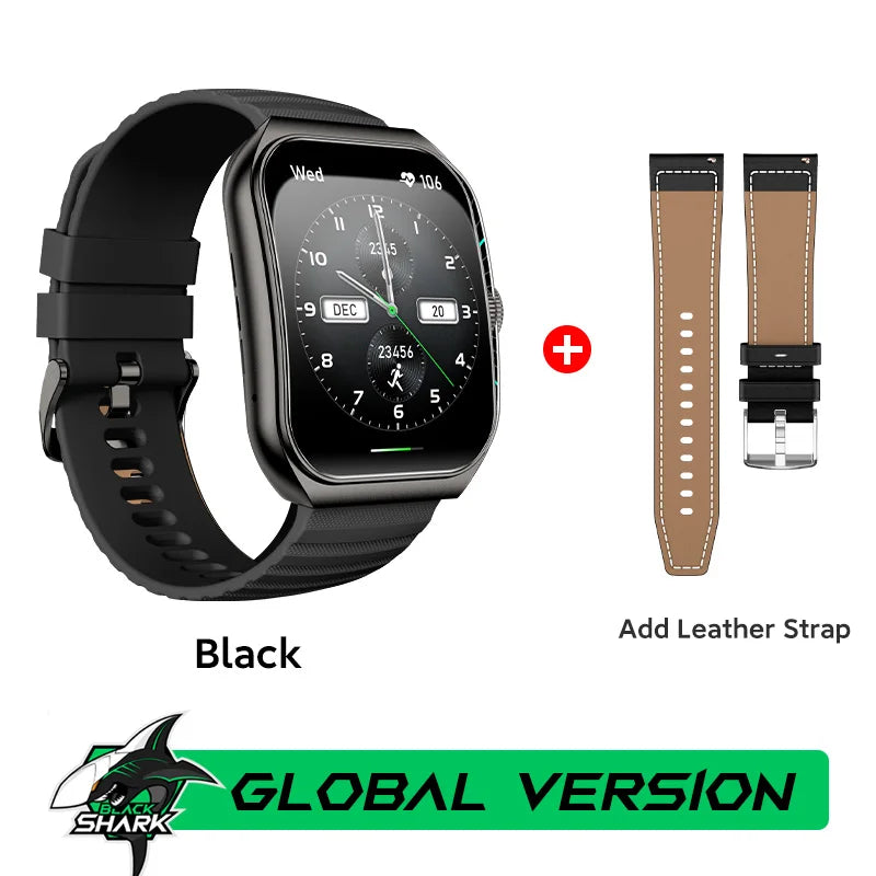 Black Shark Watch GT3 Global Version 1.96'' Curved Display 10 Days Battery Life 24H Health Monitoring 100+ Sport Modes IP68 - Chic Cart