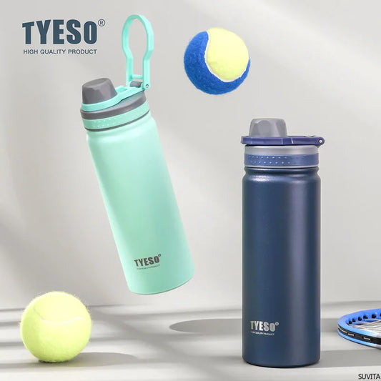 TYESO 530/750ML Vacuum Flasks Stainless Steel Thermos Water Bottle Tumbler Drinkware Keep Cold and Hot Thermal Coffee Mug - Chic Cart