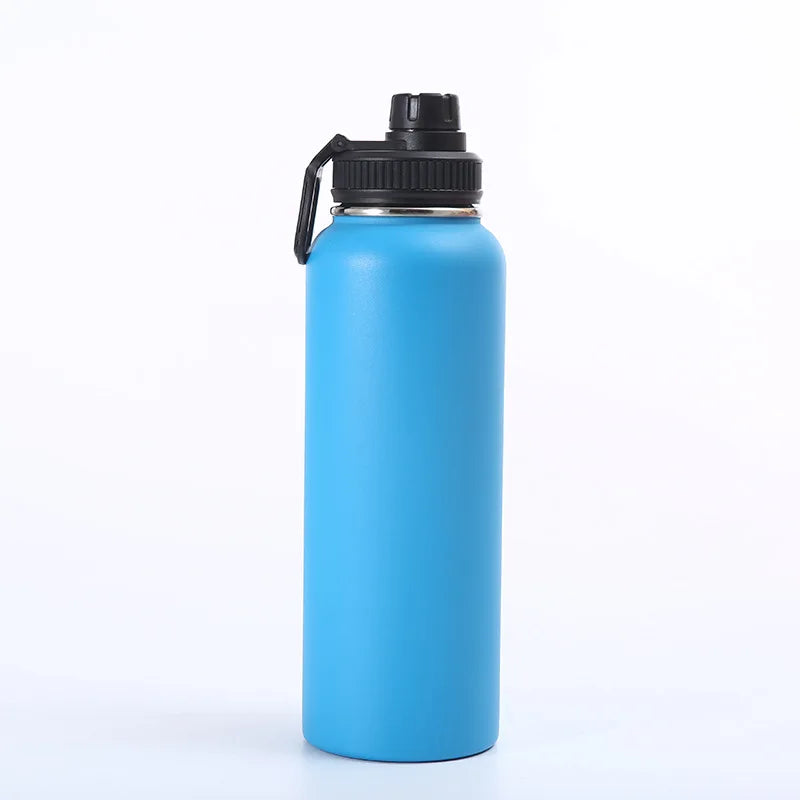 1000ML Stainless Steel Thermos Bottle Large Capacity Thermal Water Bottle Insulated Cup Double Wall Vacuum Flasks Travel Outdoor - Chic Cart