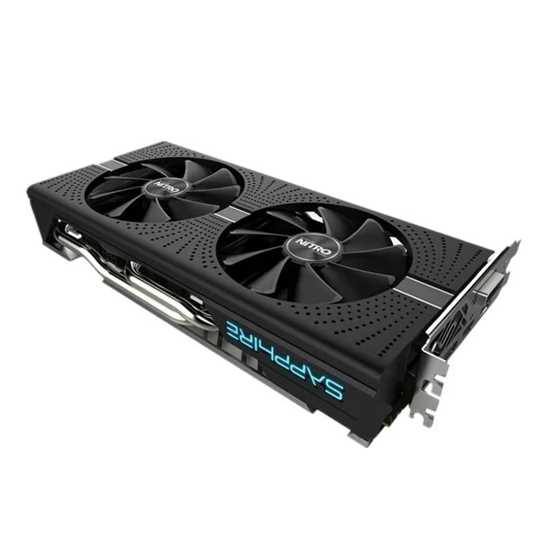 SAPPHIRE Original RX 580 8G NITRO  Graphic card RX 580 Game graphics card GDDR5 256bit RGB lamp effect  Function card 35% off - Chic Cart