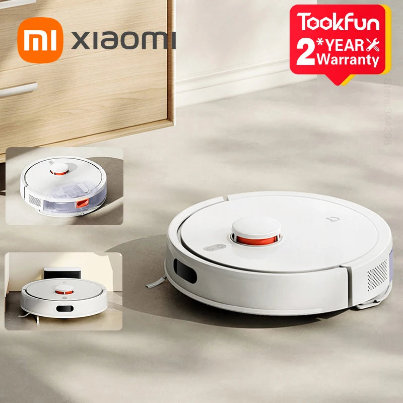 XIAOMI MIJIA Robot Vacuum Cleaners Mop 3C Plus Enhanced Edition Pro C103 5000PA Suction Sweeping Washing Mop APP Smart Planned - Chic Cart