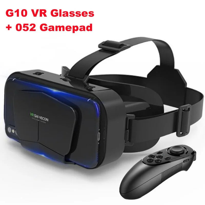 G10 IMAX 3D Movies Giant Screen Virtual Reality Glasses Google Cardboard Box VR Helmet for 4.7-7" Phone,Support Game Controller - Chic Cart