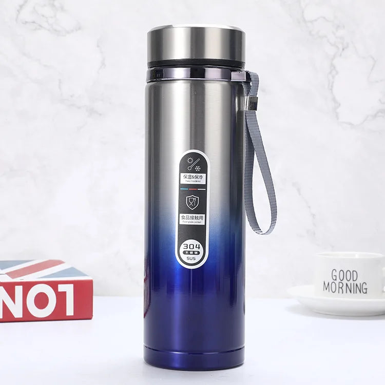 High Capacity Business Thermos Mug Stainless Steel Tumbler Insulated Water Bottle Portable Vacuum Flask For Office Tea Mugs - Chic Cart