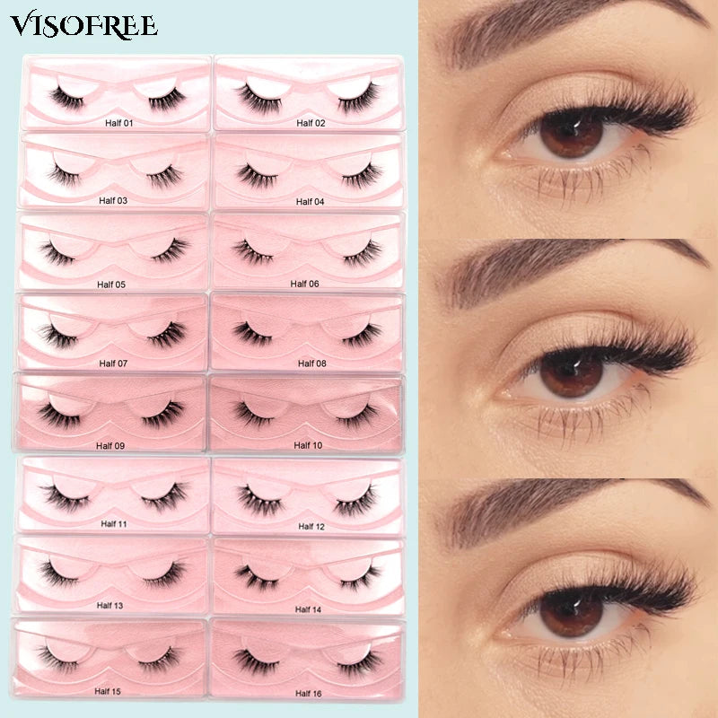 Visofree 3D Mink Lashes Half False Eyelashes Make Up Tool Eyelashes Extension Natural Long Fake Mink Eyelashes Wispy False Cils Chic Cart Online Shopping Affordable Prices Gaming Monitors Australia Graphic Cards for Sale Clothing and Shoes OnlineKitchen Accessories StorePet Supplies AustraliaPhone Accessories OnlineElectric ScootersVR Headsets for GamingWatches Online StoreSecure PaymentsInternational ShippingAustralian Online StoreShop Electronics and Fashion