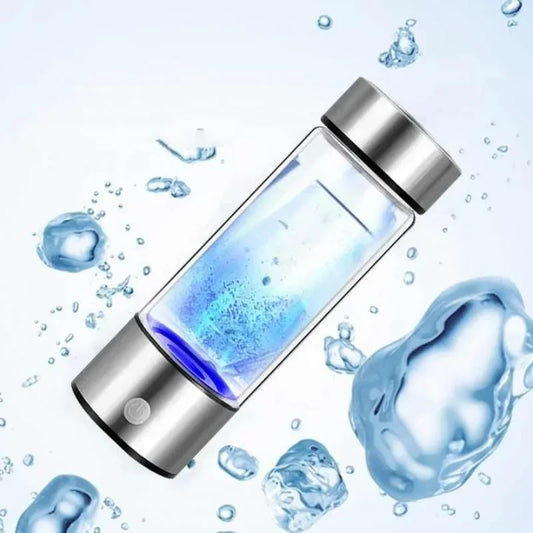 Hydrogen-rich Water Cup Portable USB Rechargeable High Borosilicate Electrolytic Hydrogen Water Bottle - Chic Cart