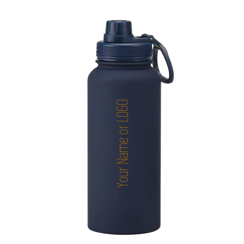 PuraCool Personalised Water Bottle | 1000ml Large Capacity Tumbler | Customised Thermal Flask | Perfect Gift - Chic Cart