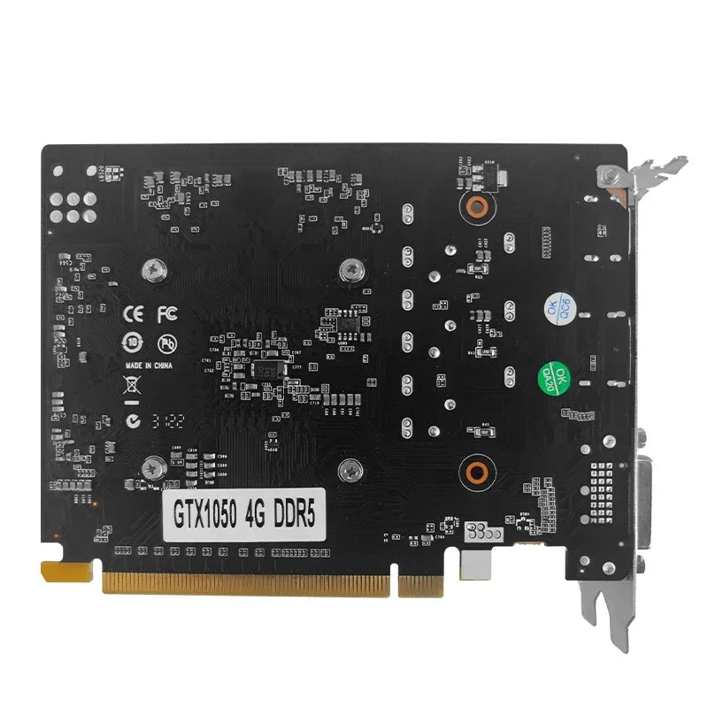 Jieshuo 100% new GT1050 4g DDR5 independent graphics card half-height card suitable for high-definition video office use - Chic Cart