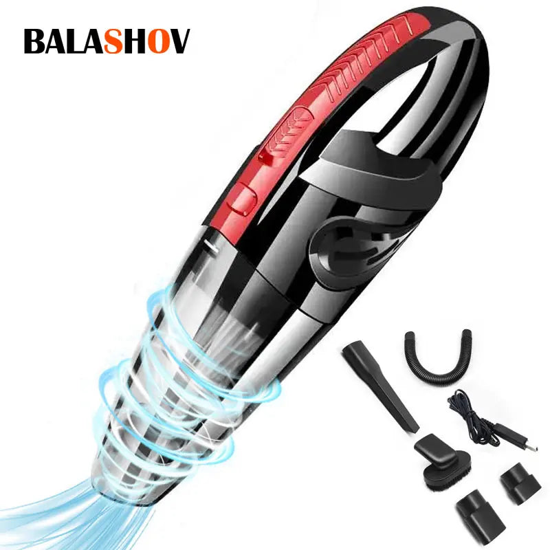 Vacuum Cordless Powerful Cyclone Suction Portable 120W Rechargeable Car Vacuum Cleaner Handheld Quick Charge for  Home Pet Hair - Chic Cart