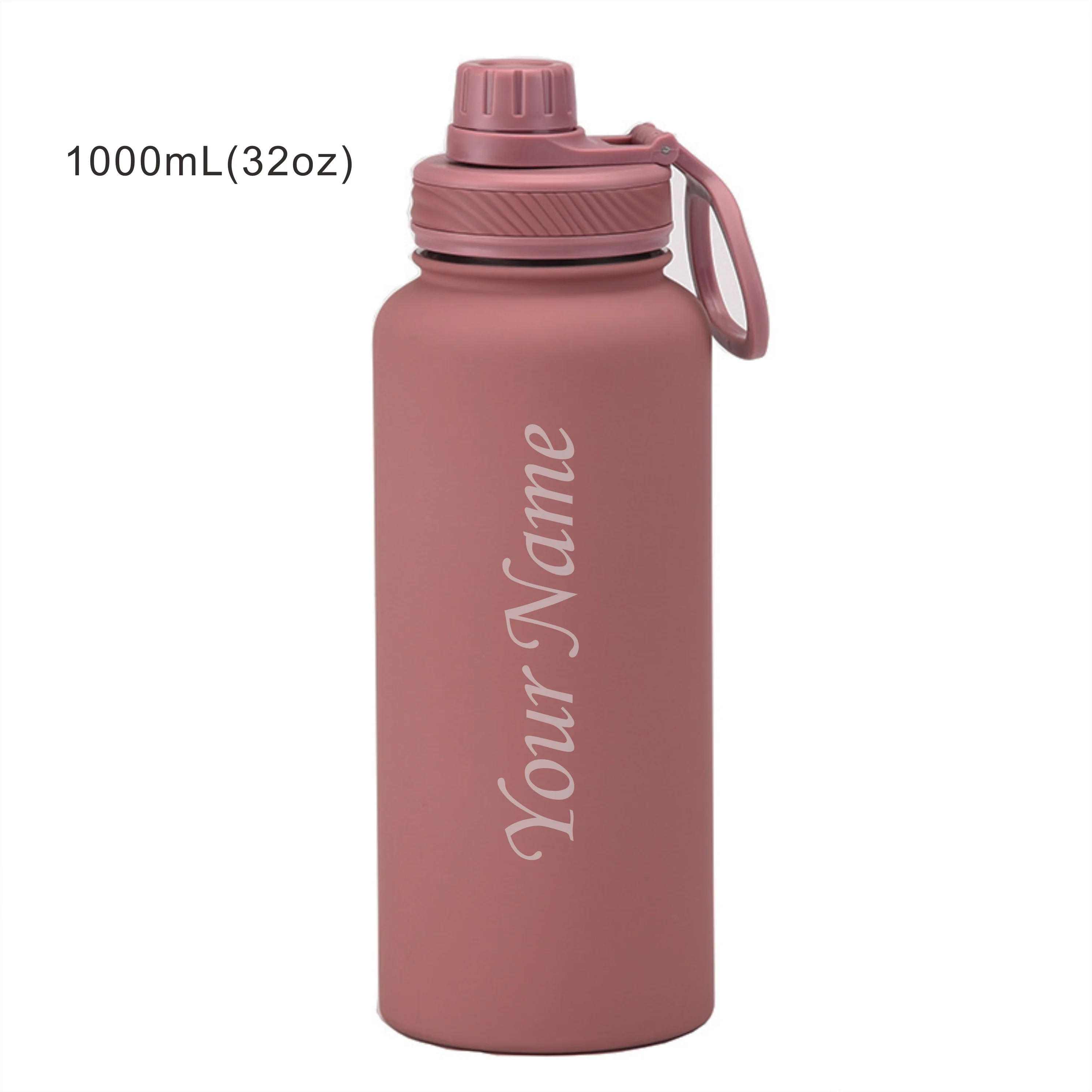 PuraCool Personalised Water Bottle | 1000ml Large Capacity Tumbler | Customised Thermal Flask | Perfect Gift - Chic Cart