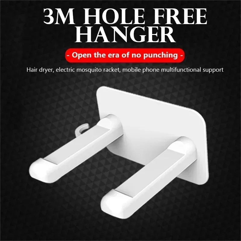 2025 Hair Dryer Holder Stand Punch-Free Wall Saving Space Mounted Hair Dryer Storage Rack Bracket for Dysons Bathroom Organizer - Chic Cart