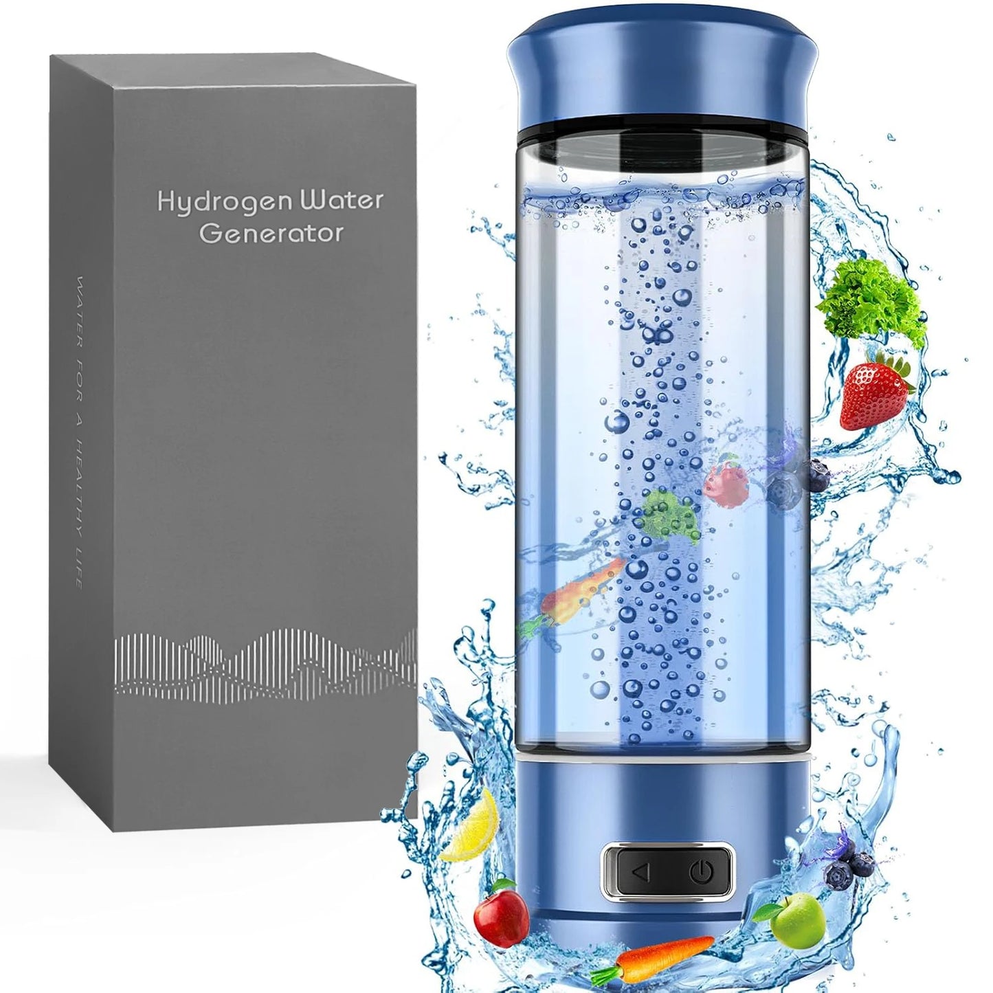 New Portable Hydrogen Water Bottle Hydrogen Water Generator With SPE/PEM Technology 1500 PPB Pure Hydrogen Rich Water Cup - Chic Cart