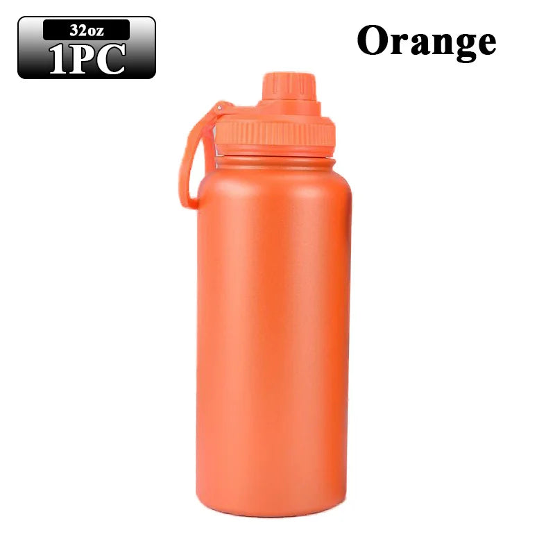 32oz Sports water bottleStainless Steel Pure Titanium Vacuum Portable Leakproof Insulated Water Cup - Chic Cart