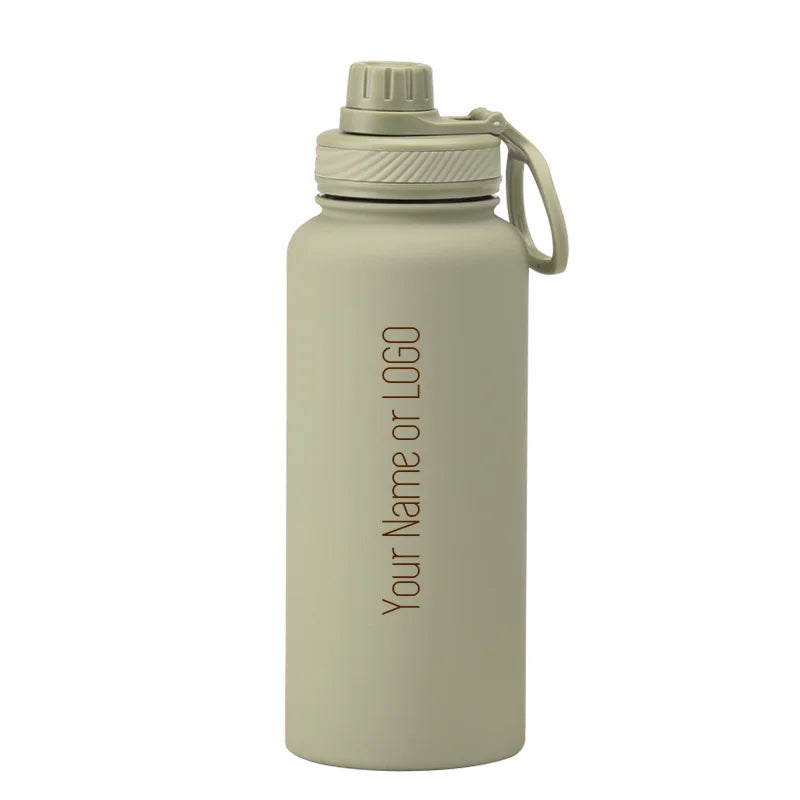 PuraCool Personalised Water Bottle | 1000ml Large Capacity Tumbler | Customised Thermal Flask | Perfect Gift - Chic Cart