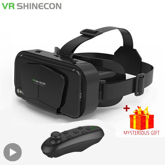 Shinecon Virtual Reality Viar 3D VR Glasses Device Helmet Lenses Headset Goggle Smart For Smartphone Cell Phone Mobile Realidade - Chic Cart