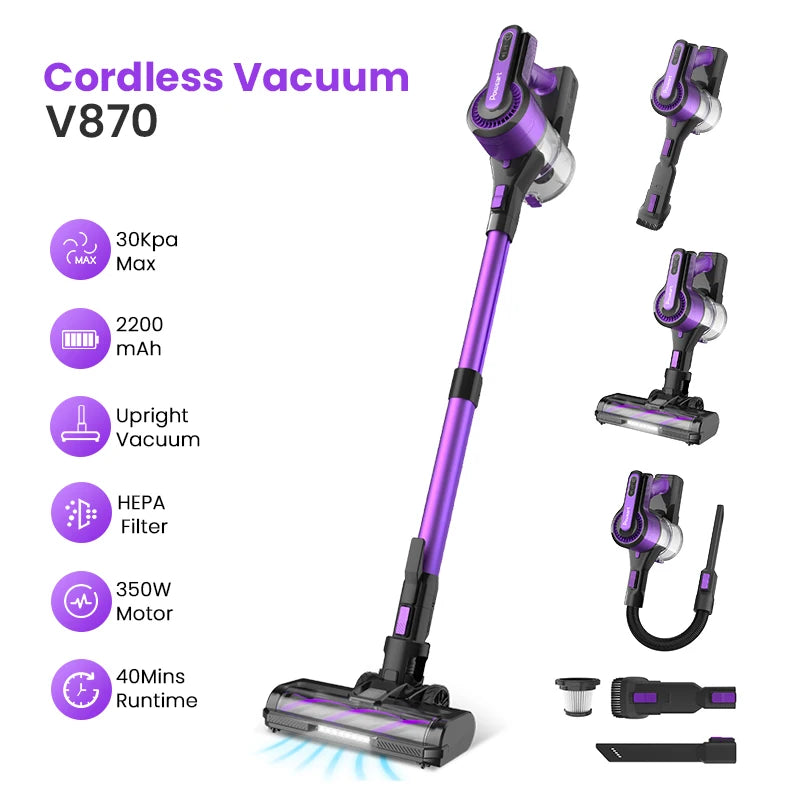 Poweart V870 Cordless Stick Vacuum Cleaner, 30Kpa Powerful Suction 8 in 1 Self-Standing Handhel Vacuum, Blue, Purple Chic Cart Online Shopping Affordable Prices Gaming Monitors Australia Graphic Cards for Sale Clothing and Shoes OnlineKitchen Accessories StorePet Supplies AustraliaPhone Accessories OnlineElectric ScootersVR Headsets for GamingWatches Online StoreSecure PaymentsInternational ShippingAustralian Online StoreShop Electronics and Fashion