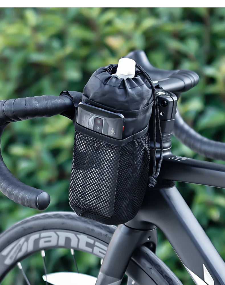 ESLNF Bike Bottle Holder Cycling Water Bottle Carrier Pouch Insulated Kettle MTB Road Bicycle Handlebar Bag Accessories - Chic Cart