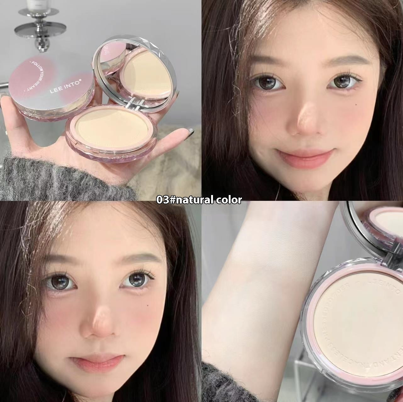 Make-up Makeup, No Stuck Pink, Soft, Burnt, Matte, Skin-friendly, Beautiful Powder