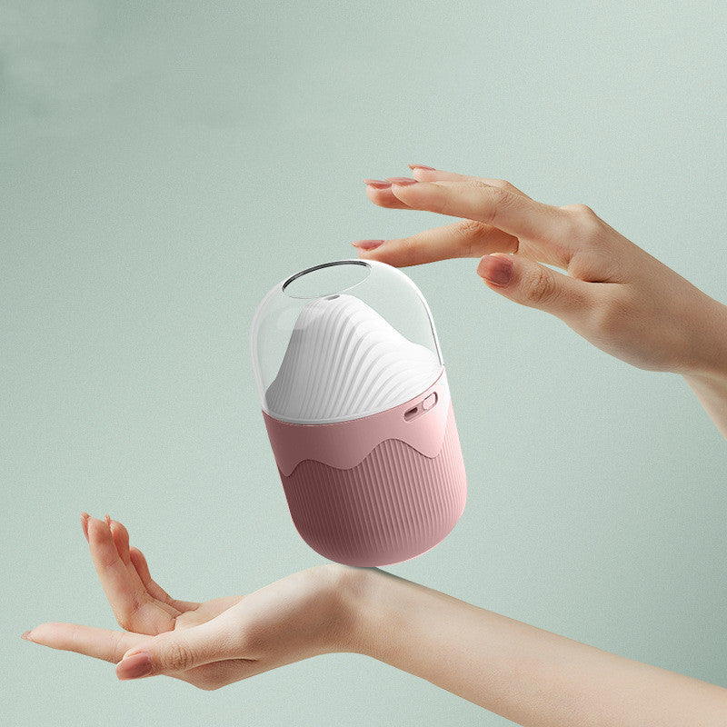 New Volcano Humidifier Intelligent Voice Water Make Up Air Humidifier Colorful Diffuser