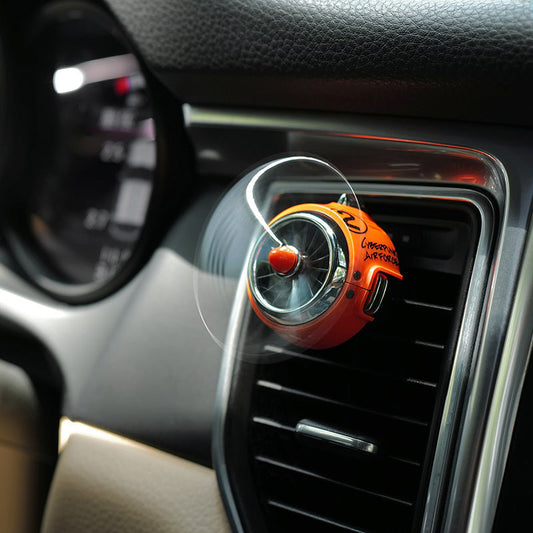 Cyber Car Perfume Air Conditioner Outlet Fragrance Small Fan